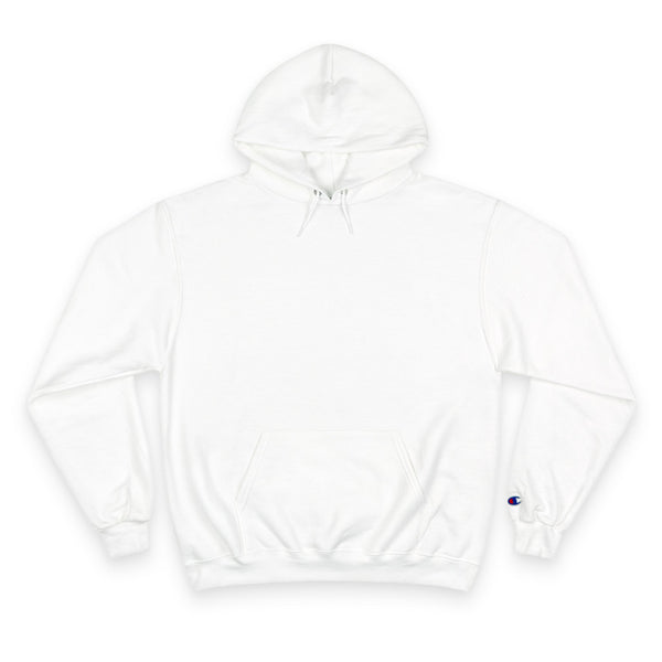Eco-friendly hoodie with “Not Behind, You're Just Disciplined” embroidered logo