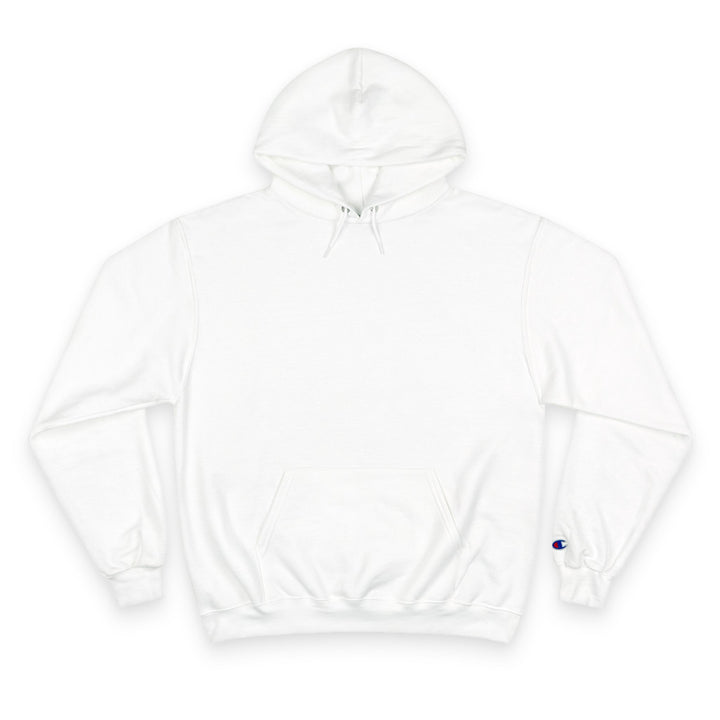 Eco-friendly hoodie with “Not Behind, You're Just Disciplined” embroidered logo