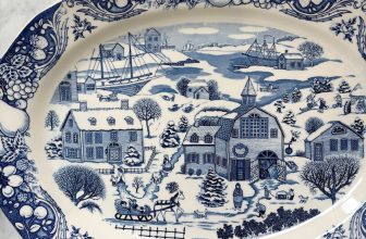 My Vintage Blue and White Platters
